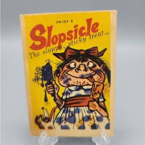 1960 Leaf Foney Ads #16 Slopsicle Trading Card